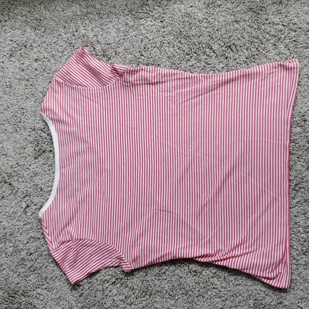 Tommy Hilfiger Women's Striped S/S Top Size L - Picture 5 of 5
